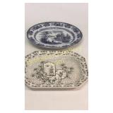 2 English Transfer Platters