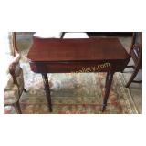 Antique Flame Mahogany Game Table