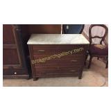 Marble Top 3 Drawer Chest