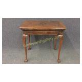 Chippendale Burl Walnut Dressing Table