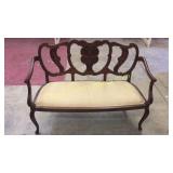 Inlaid Italian Style Settee