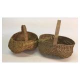 2 Split Oak Country Garden Baskets