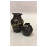 2 Pottery Vases