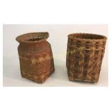 2 Cherokee Indian Split Oak Baskets