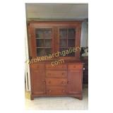 Custom Made Walnut Pennsylvania Style Cupboard