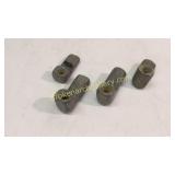 4 Native American Black Stone Pipes
