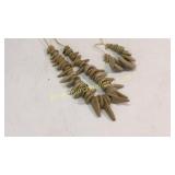 2 Native American Soapstone Necklaces