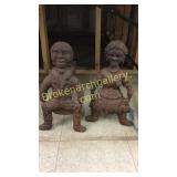 Set Early Figural Andirons