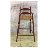 Candler Chair Works Red Wash High Chair