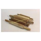 6 Wood Dough Pins