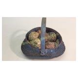 Country Egg Basket and Rag Balls