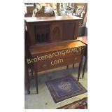 Inlaid Mahogany Tambour Desk