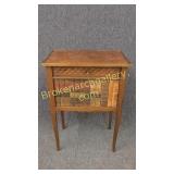 Honeycomb Inlaid Lift Top Dressing Stand