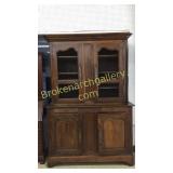 French Oak 2 Piece Cupboard