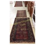 2 Vintage Persian Throw Rugs