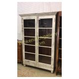 Teak Bookcase in White Wash