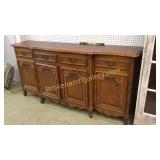 French Provincial Oak Sideboard