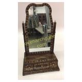 Parquetry Work Shaving Mirror