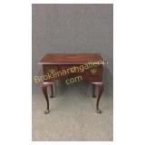 Inlaid Queen Anne Style Dressing Table