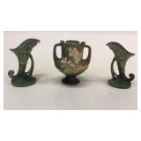 3 Pieces Roseville Pottery