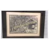 Charcoal Work, Covered Bridge