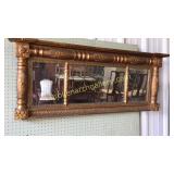 Gilded Gesso Triple Mirror