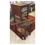 2 Oak Side Tables