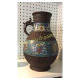 Champleve Urn
