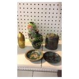 6 Pieces Asian Cloisonné