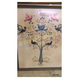 Framed Needlework, Birds