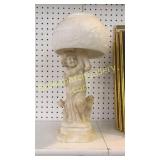 Alabaster Figural Lamp