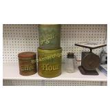 Scale, Nut Grinder, Tins