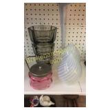 4  Pieces Assorted Glass