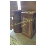Vintage Milk Can & Planter