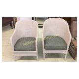 2 Wicker Armchairs