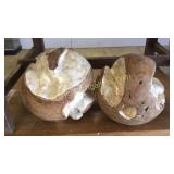 Burl Balls With Shell Overlay
