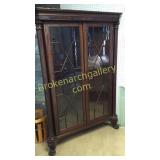 George III Style Mahogany Corner Cabinet