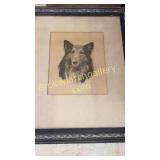 Charcoal Drawing Of Dog