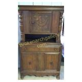 English Oak Court Cupboard