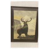 Oil on Canvas n Canvas, Elk