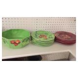 12 Pieces Majolica