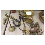 11 Pieces Brass, Iron, Related Items