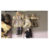 4 Vintage Dolls