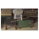 5 Assorted Stools