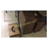 3 Pieces Vintage Luggage