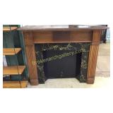 Mantle with Faux Painted Marble