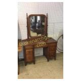 Jenny Lind Style Vanity With Mirror