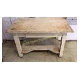Shabby Painted Library Table