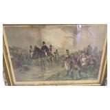 Framed Lithograph Waterloo