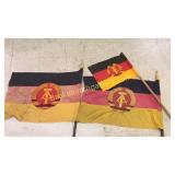 3 Vintage Masons Flags